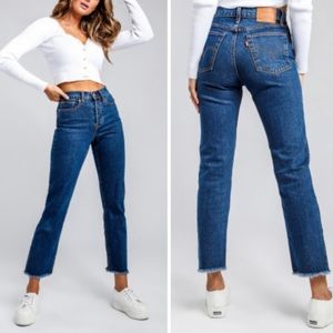 Levi’s 501 Wedgie Button Fly High Rise Jeans NWT